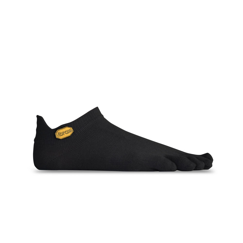 Vibram Fivefingers No Show Mens Five Finger Socks Black Australia (YVG059863)